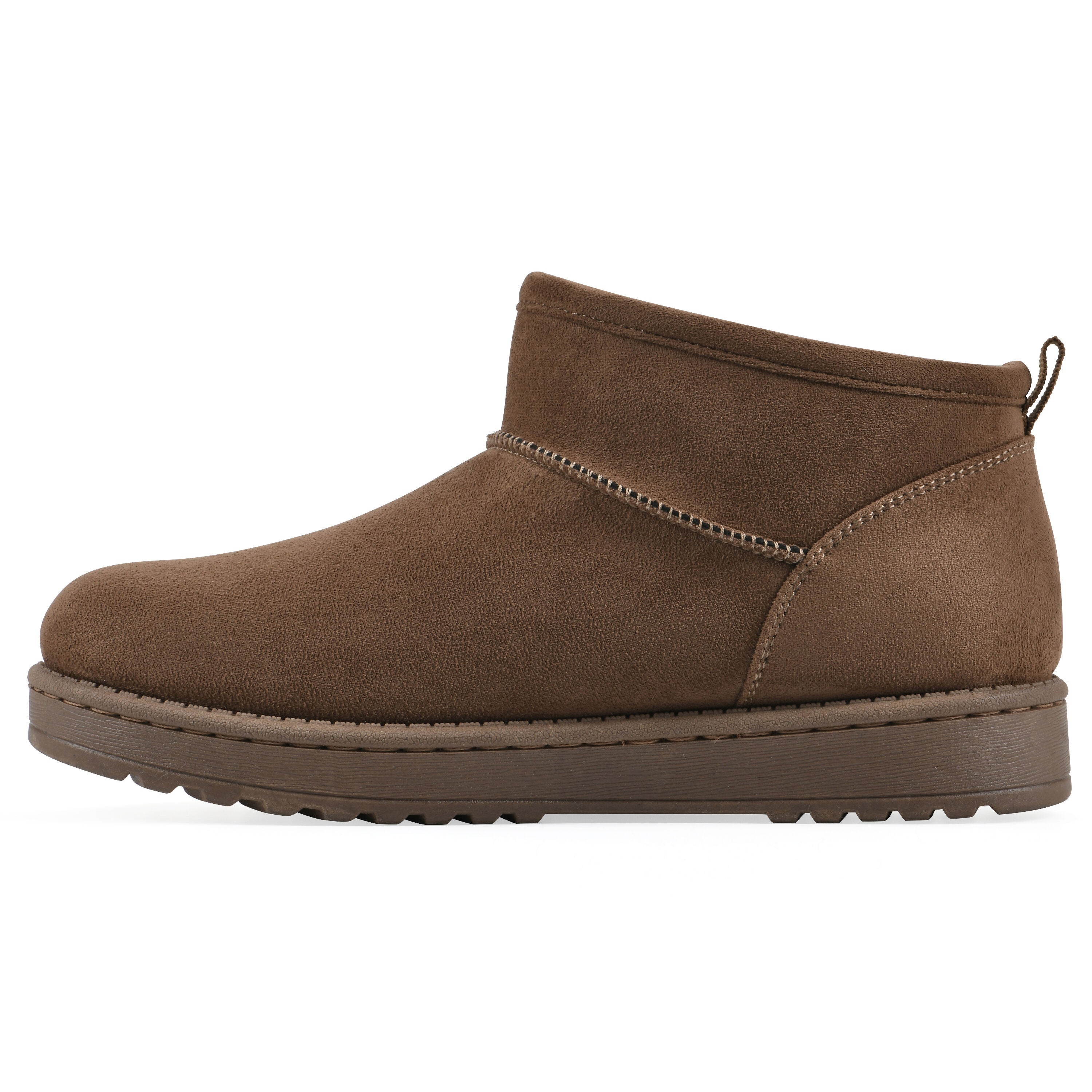 Inspa Faux Fur Bootie, DARK CHOCOLATE, alternate image number 3