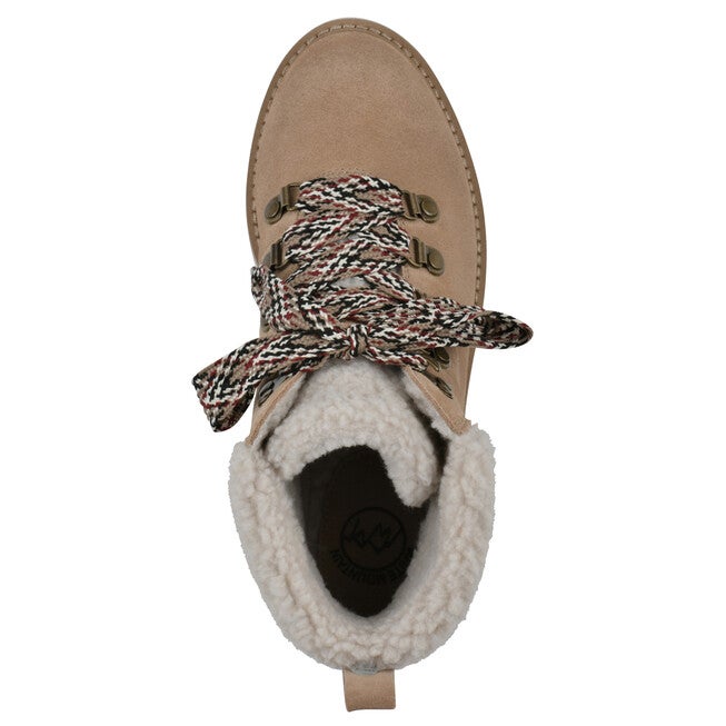 Gloving Faux Fur Hiker Bootie, BEACHWOOD SUEDE, alternate image number 4