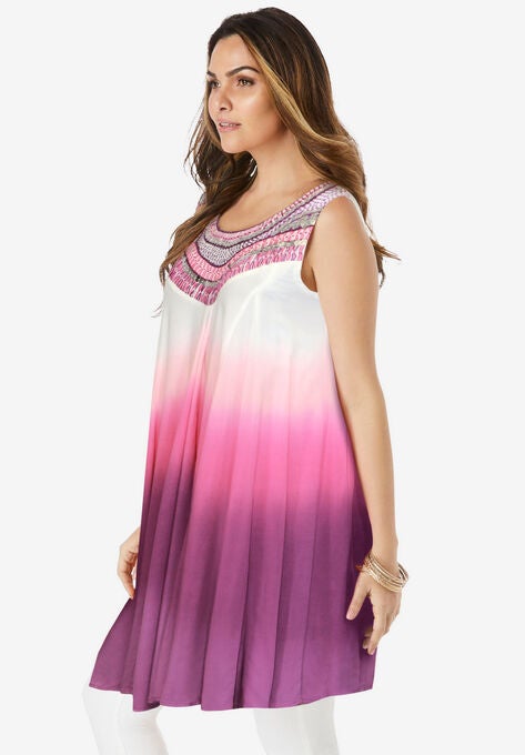 Dip-Dye Swing Tunic, , alternate image number null