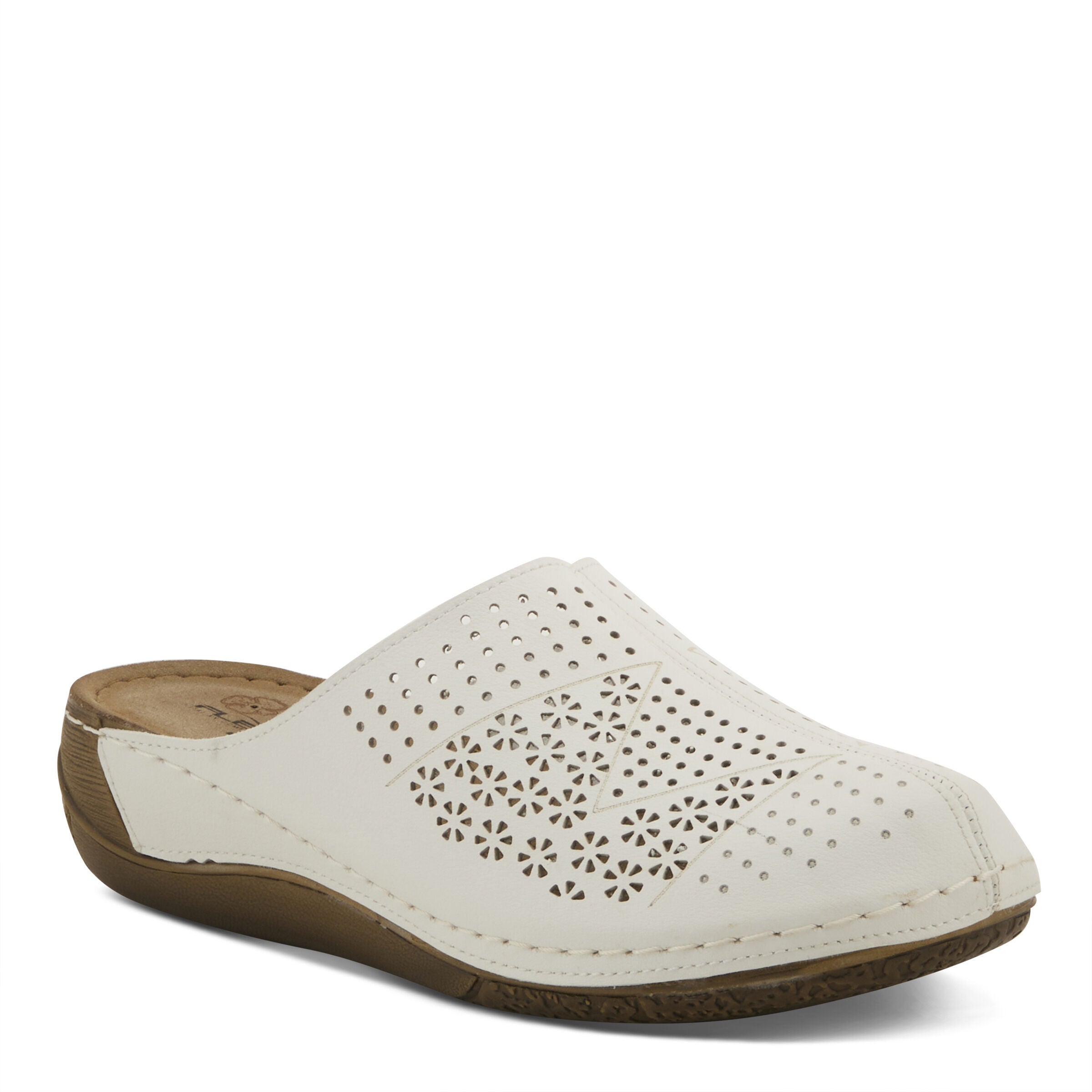 151390 Slide Sandal, WHITE, alternate image number 7