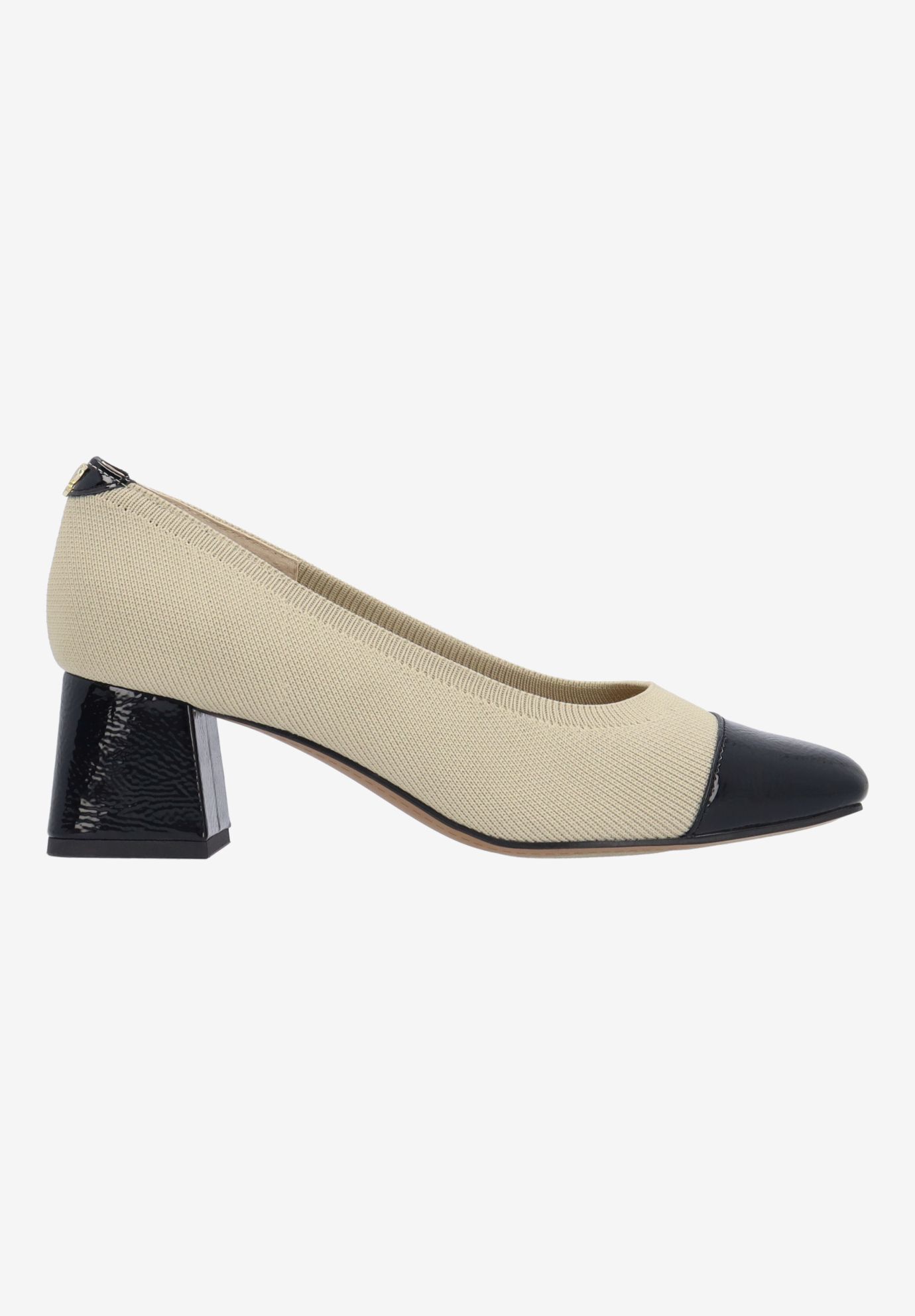 Javelle Slip On Pump, NUDE BLACK, alternate image number 3