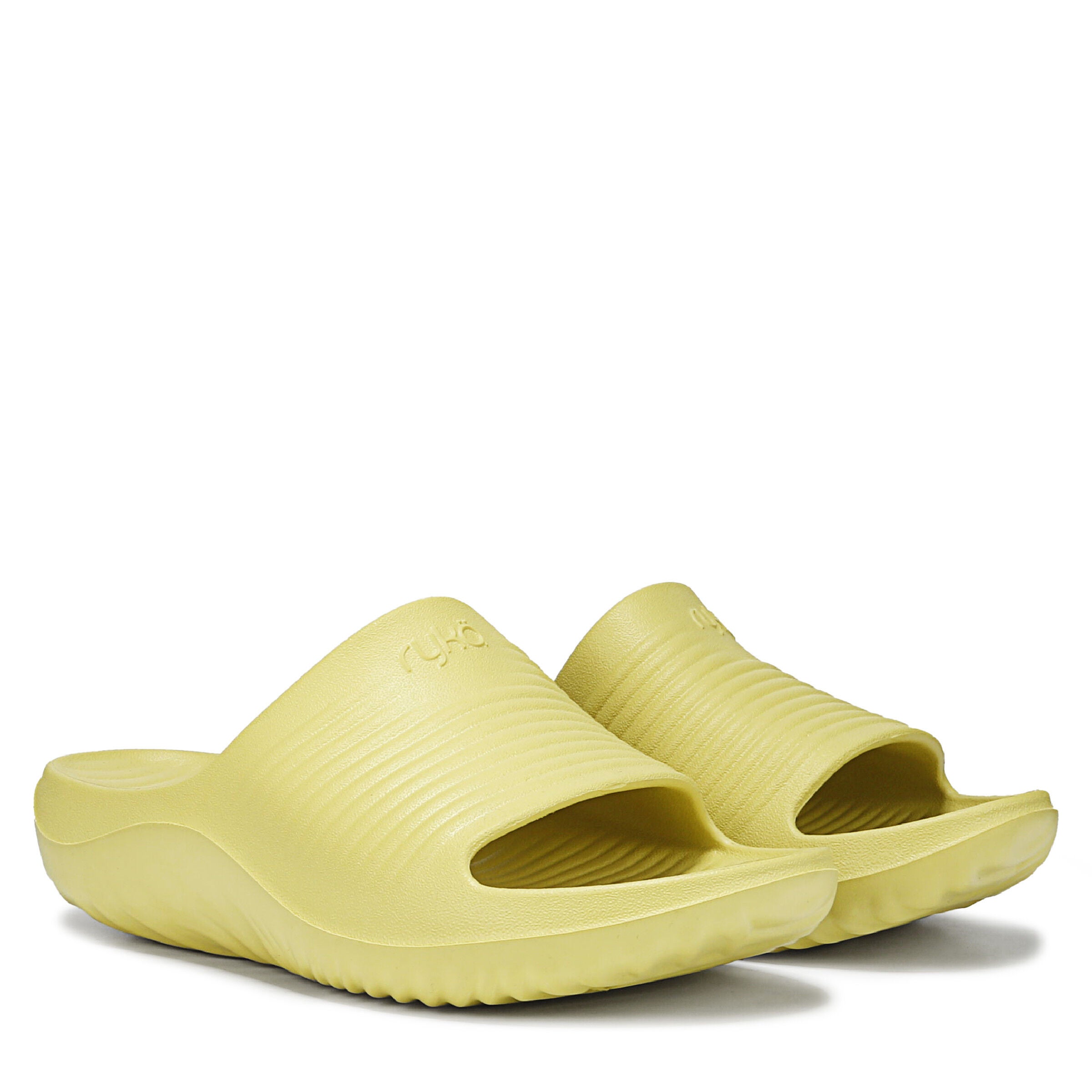 Echo Recovery Slide Sandal, VERDANT YELLOW, alternate image number 2