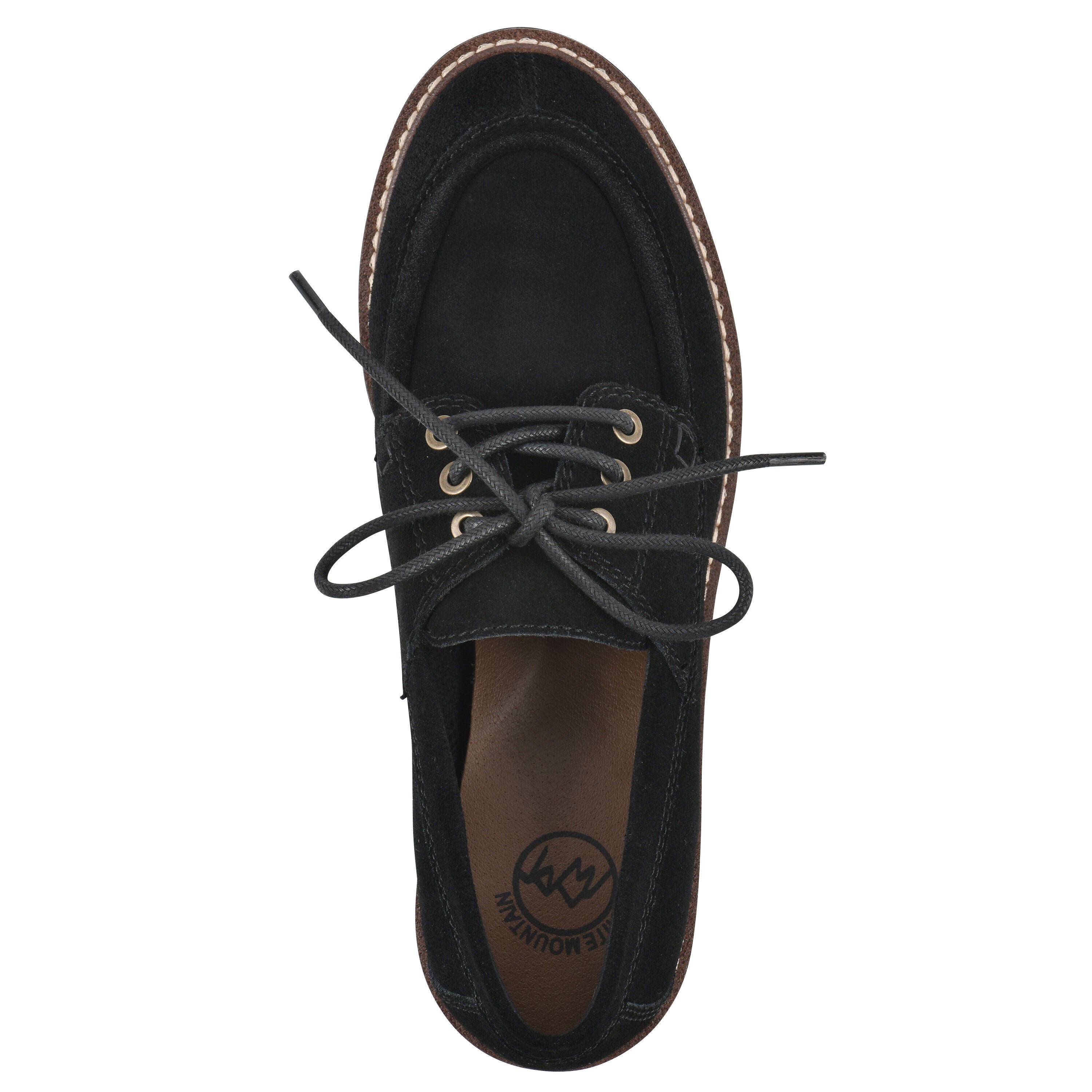 Gino Lug Sole Loafer, BLACK SUEDE, alternate image number 4