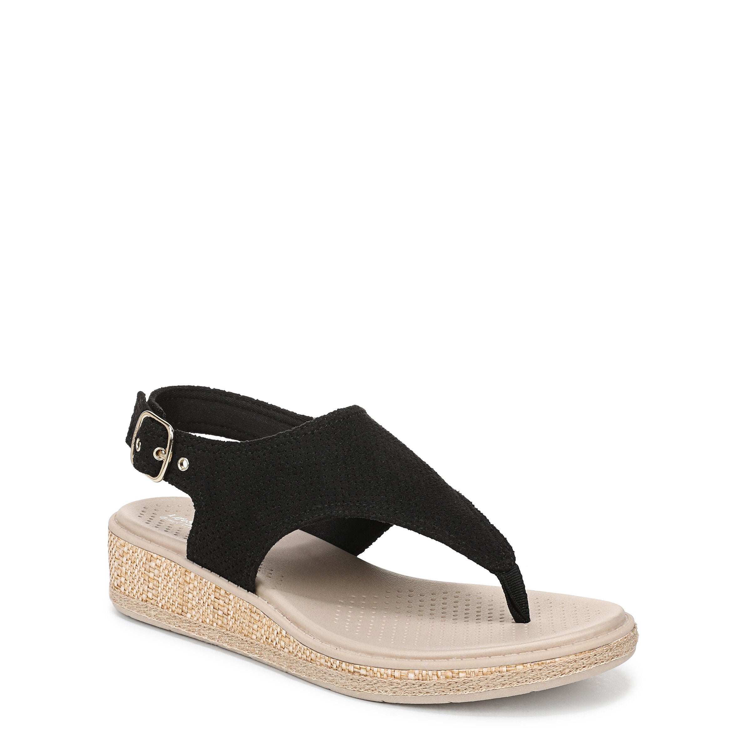 Beachy Slingback Sandal, BLACK, hi-res image number 0