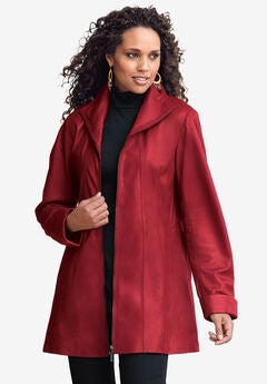 A Line Leather Jacket