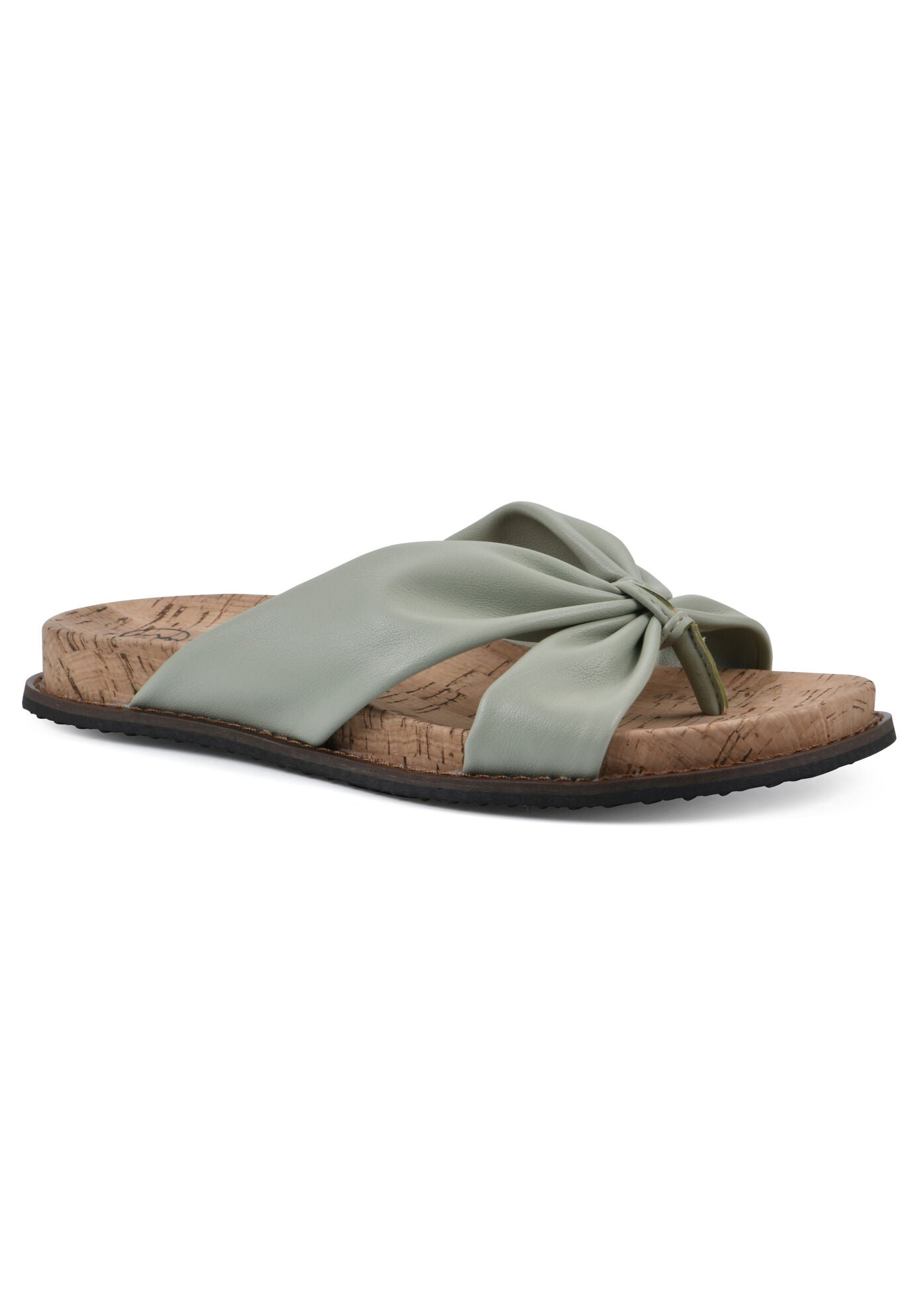 Malanga Sandal, PALE GREEN SMOOTH, hi-res image number 0