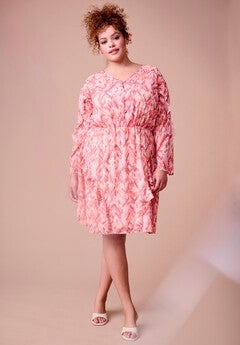 Ruffle Detail Mini Dress