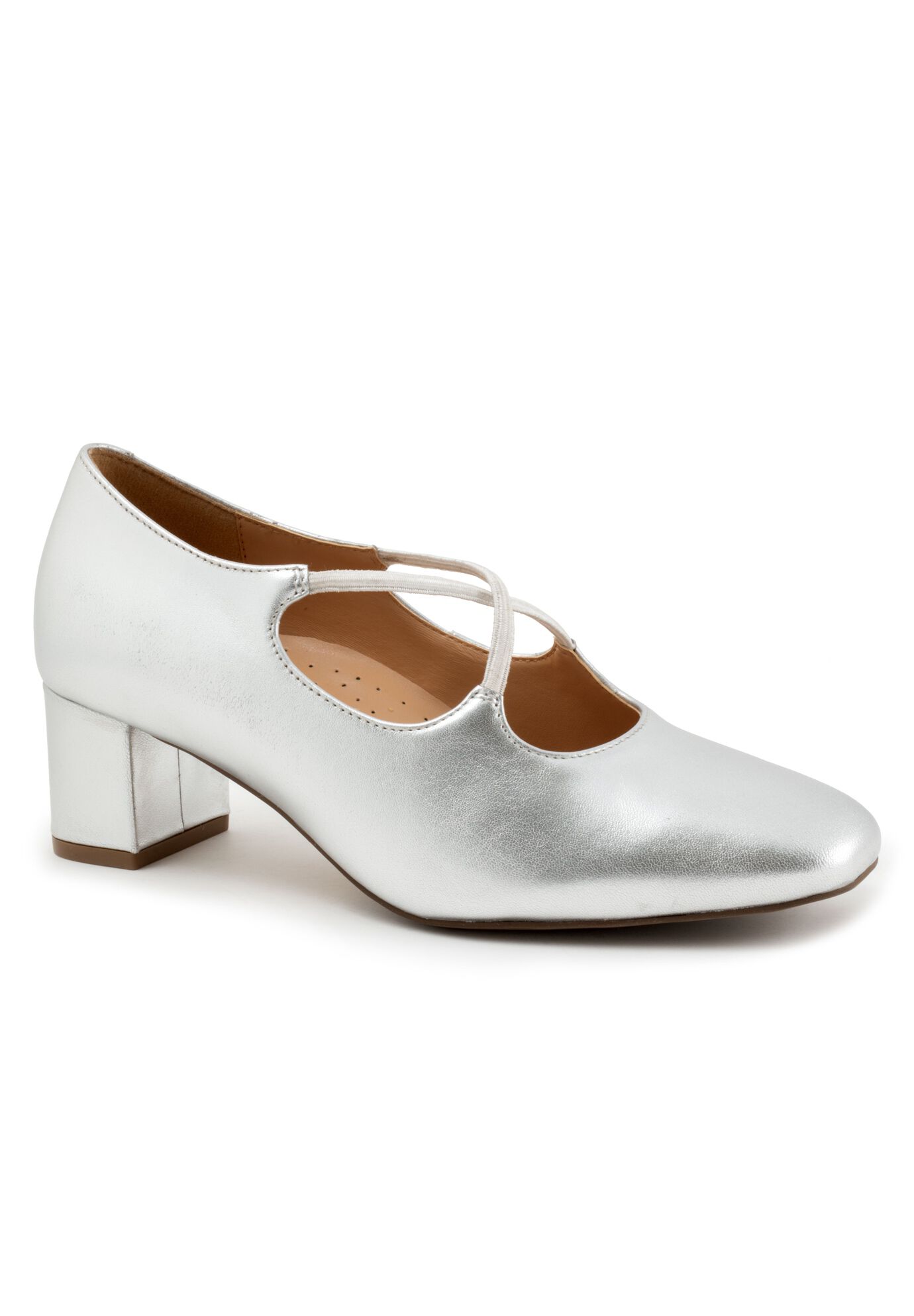 Demi Heeled Pumps, SILVER, hi-res image number 0