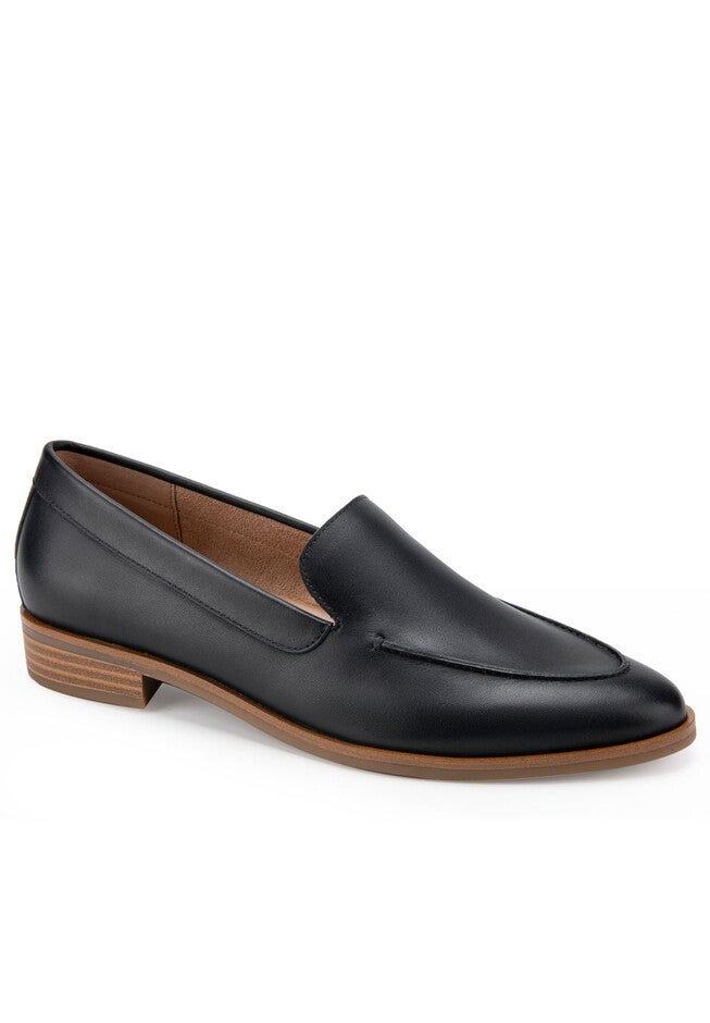 East Side 2 Casual Flat, BLACK LEATHER, hi-res image number 0