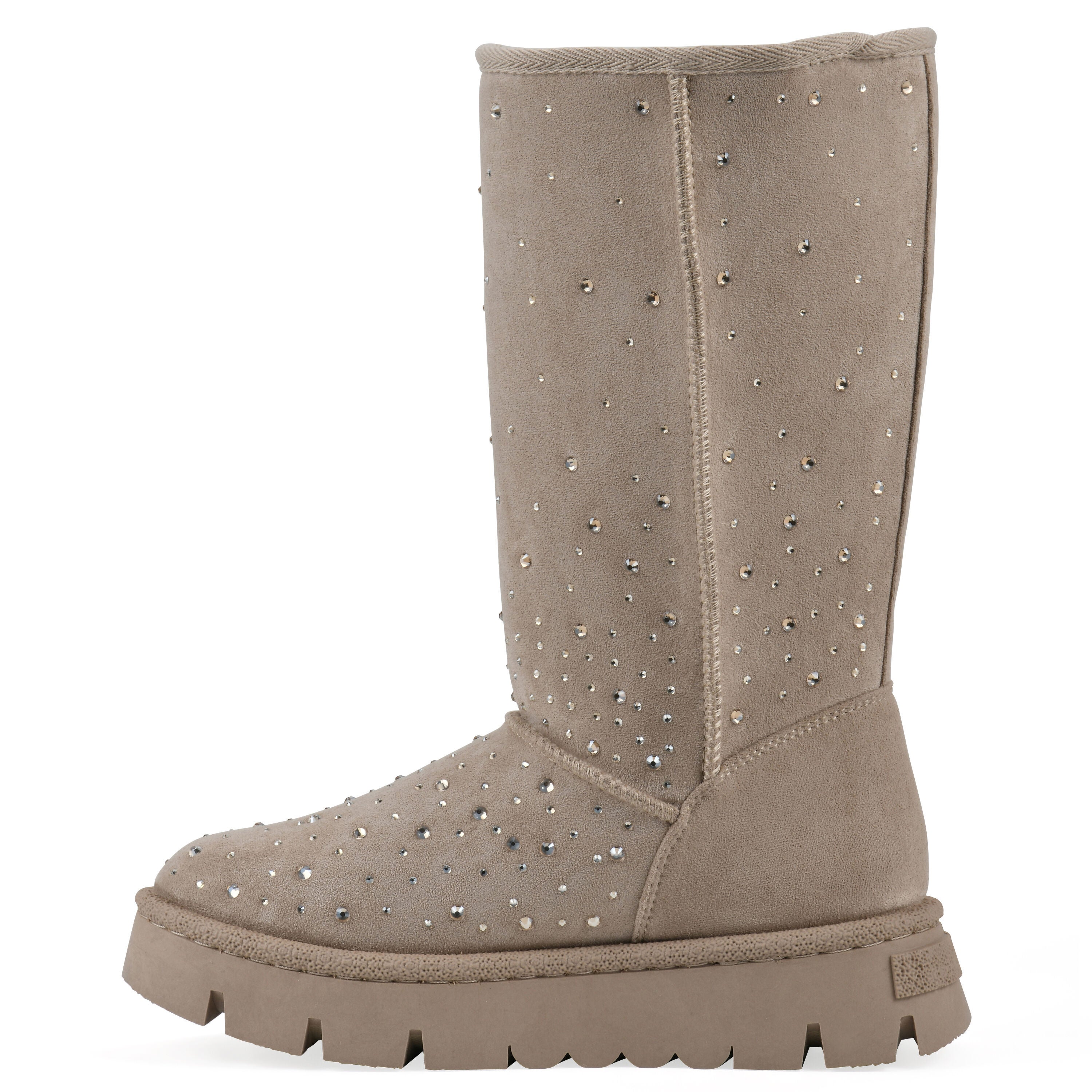 Tripp Faux Fur Tall Shaft Boot, DARK BEIGE, alternate image number 3