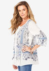 Monique Printed Big Shirt, , alternate image number null