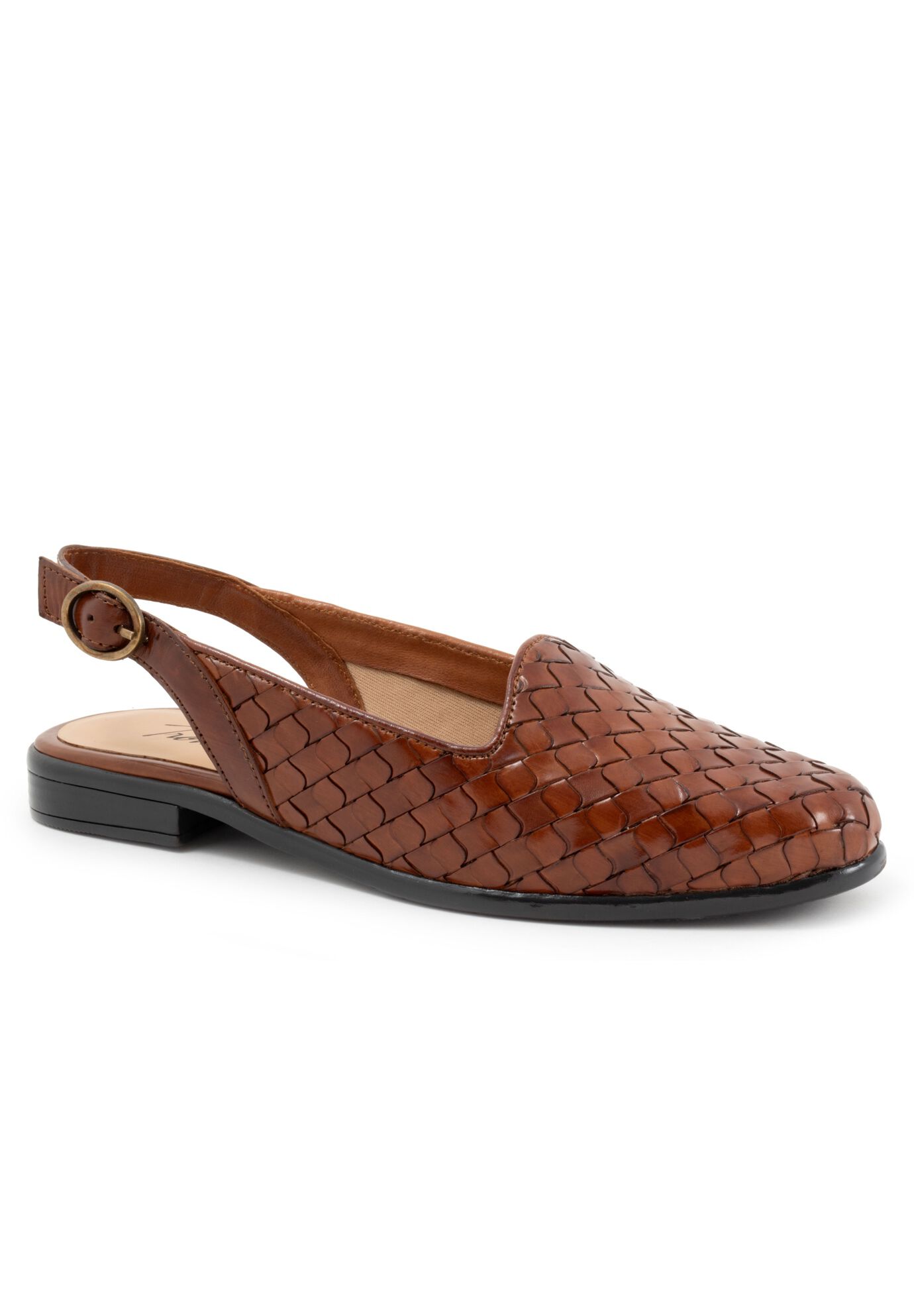 Lea Sling Back Flat, BROWN, hi-res image number 0