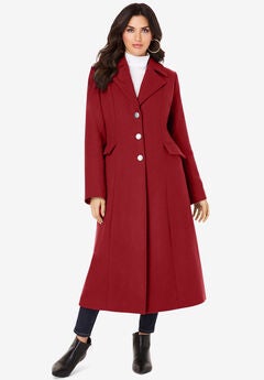 Long Wool Blend Coat