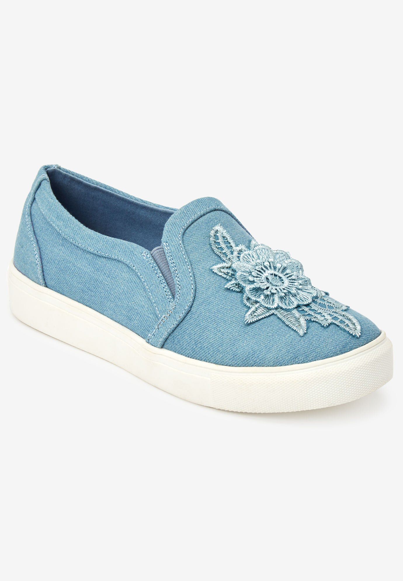 The Skyla Slip On Sneaker, LIGHT DENIM, hi-res image number 0