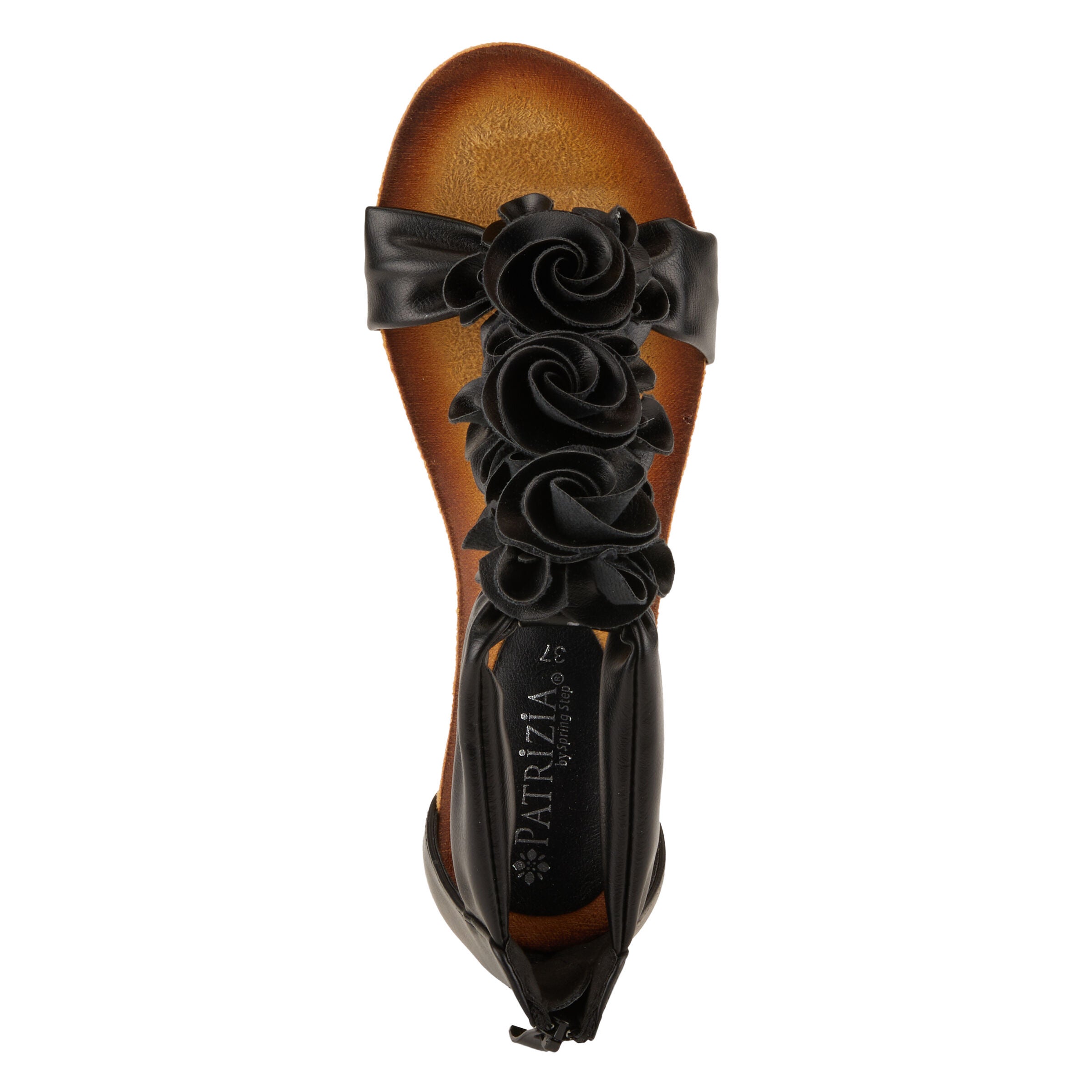 Harlequin T-Strap Sandal, BLACK, alternate image number 3