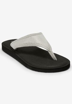The Sylvia Soft Footbed Thong Slip On Sandal