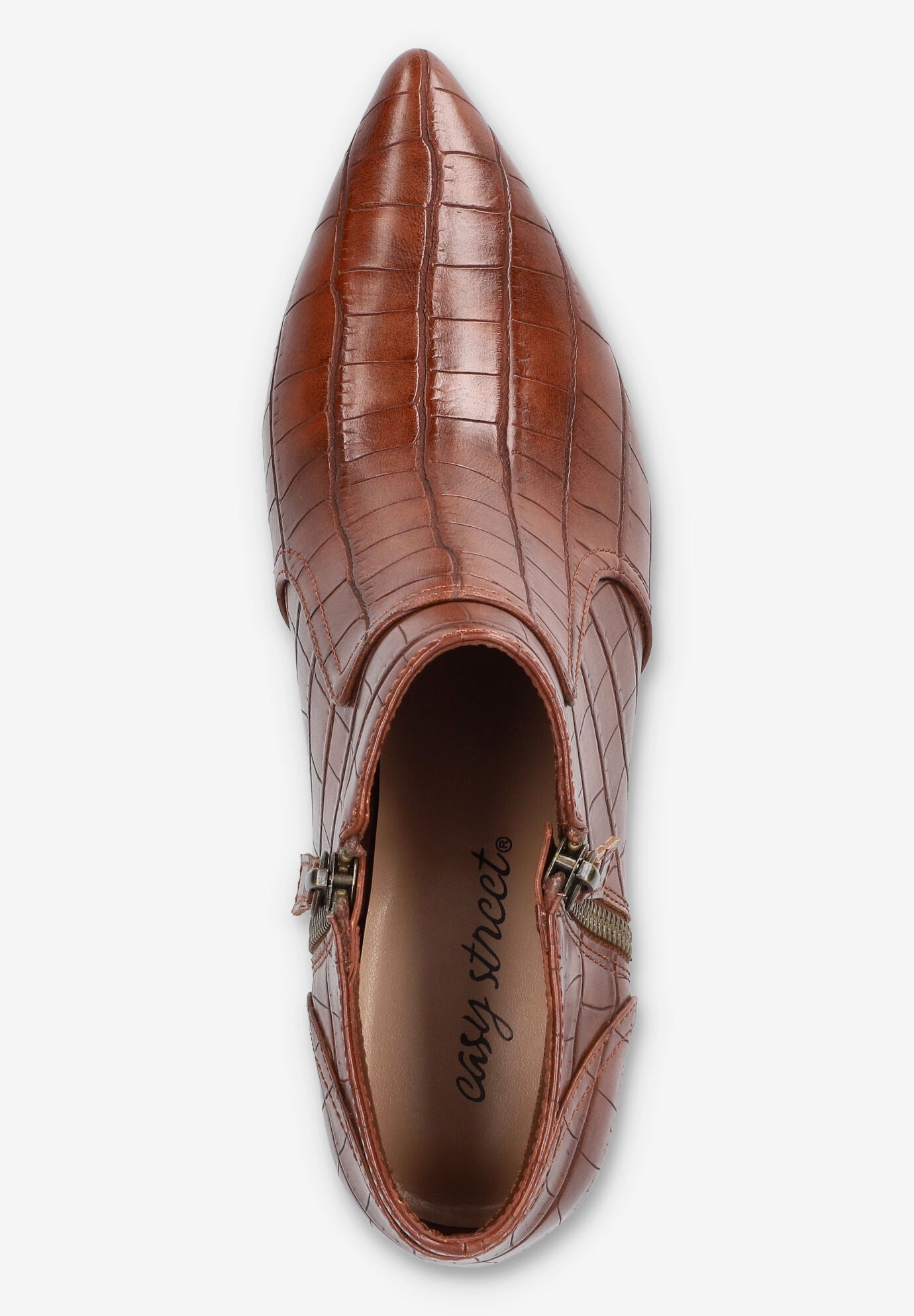 Annalee Dress Ankle Boot, TAN CROCO, alternate image number 6