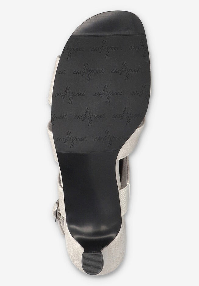 Zella Heeled Sandal, SILVER, alternate image number 5