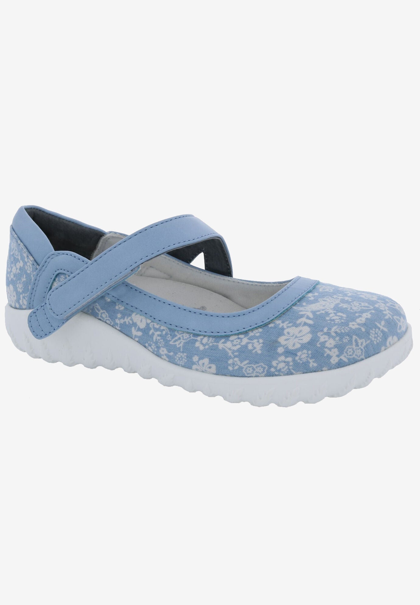 Drew Rainbow Flats, BLUE FLORAL CANVAS, hi-res image number 0
