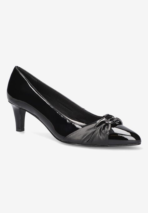 Electa Pump, BLACK PATENT, hi-res image number null