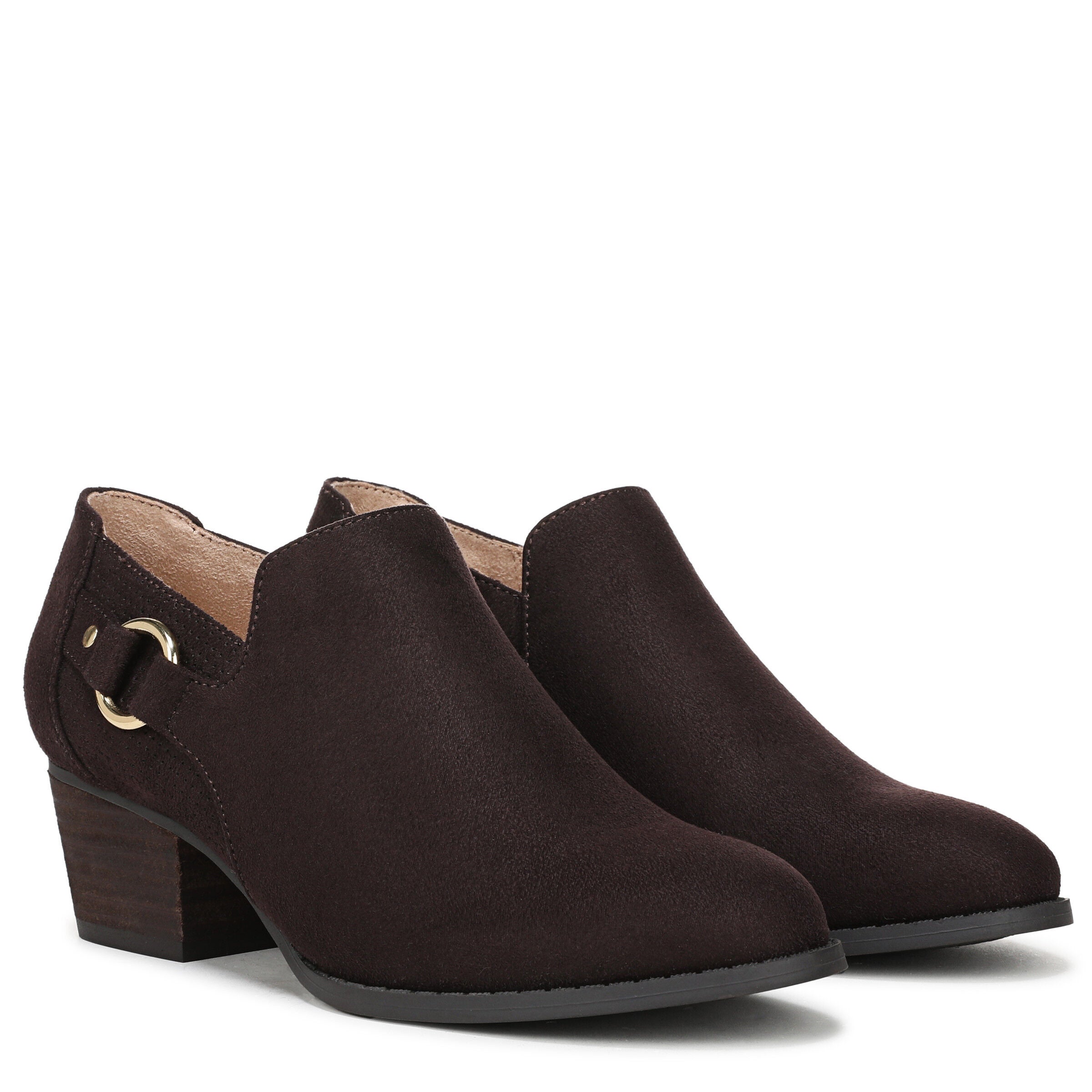 Brianna Ankle Bootie, DARK CHOCOLATE, alternate image number 2