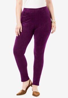 Faux Suede Legging