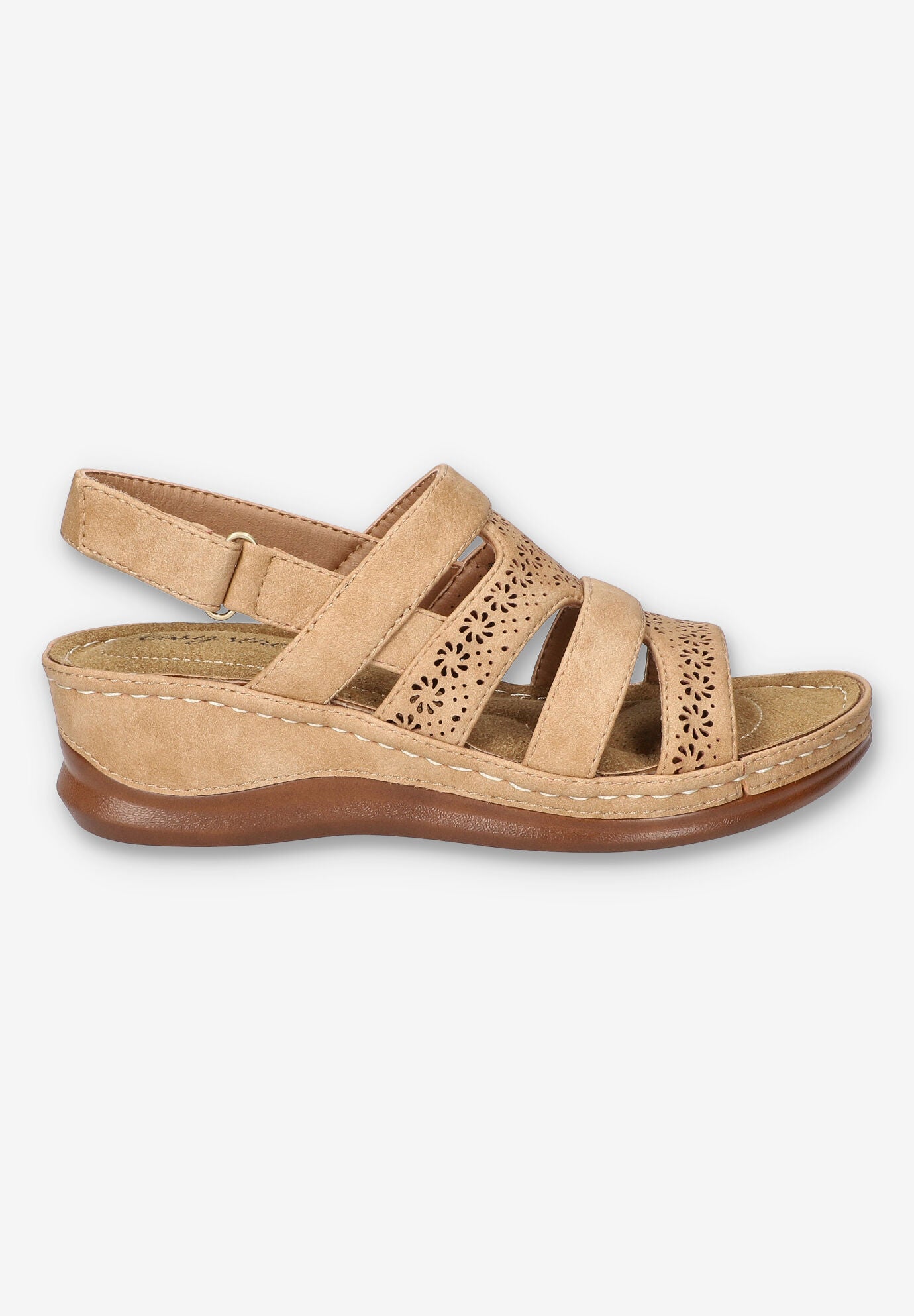 Alexi Slingback Wedge Sandal, NATURAL, alternate image number 2