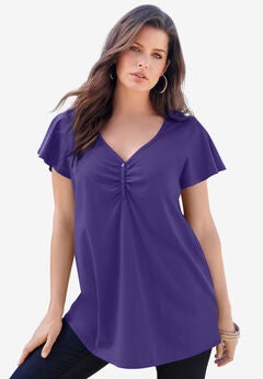 Flutter Sleeve Sweetheart Ultimate Tee