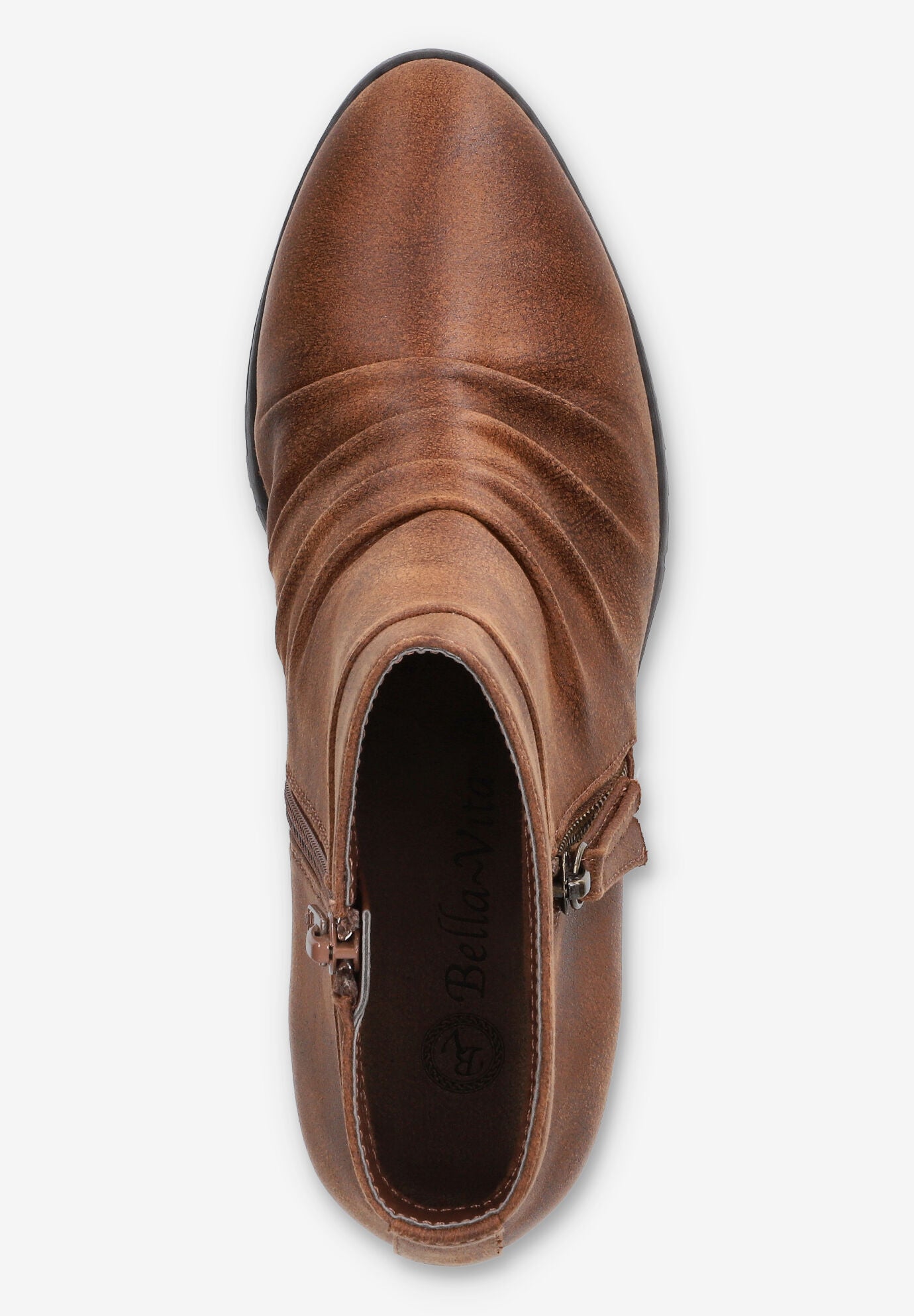 Janita Block Heel Ankle Boot, TAN, alternate image number 6