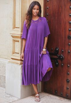 Crochet Neck Dress