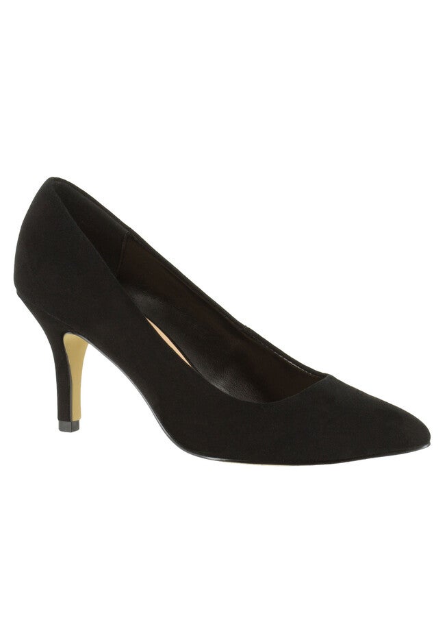 Define Pumps by Bella Vita®, BLACK KID SUEDE, hi-res image number null