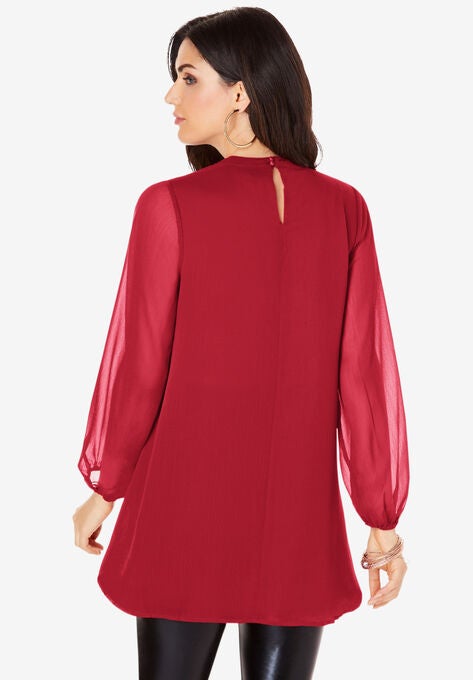 Embellished Keyhole Tunic, , on-hover image number null