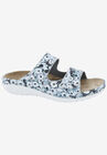 Cruize Footbed Sandal, BLUE FLORAL LEATHER, hi-res image number null
