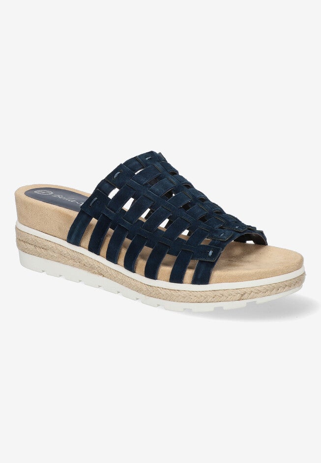 Oaklynn Sandals, NAVY SUEDE LEATHER, hi-res image number 0