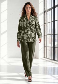 Long Sleeve Bow Blouse