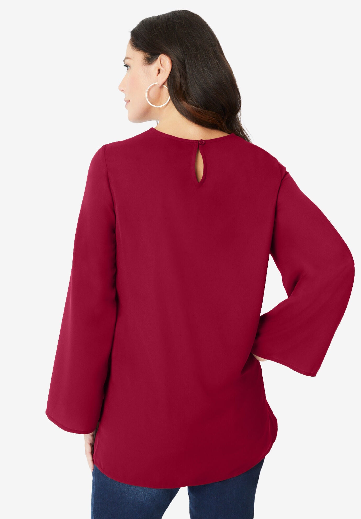 Embellished Georgette Top., , on-hover image number 1