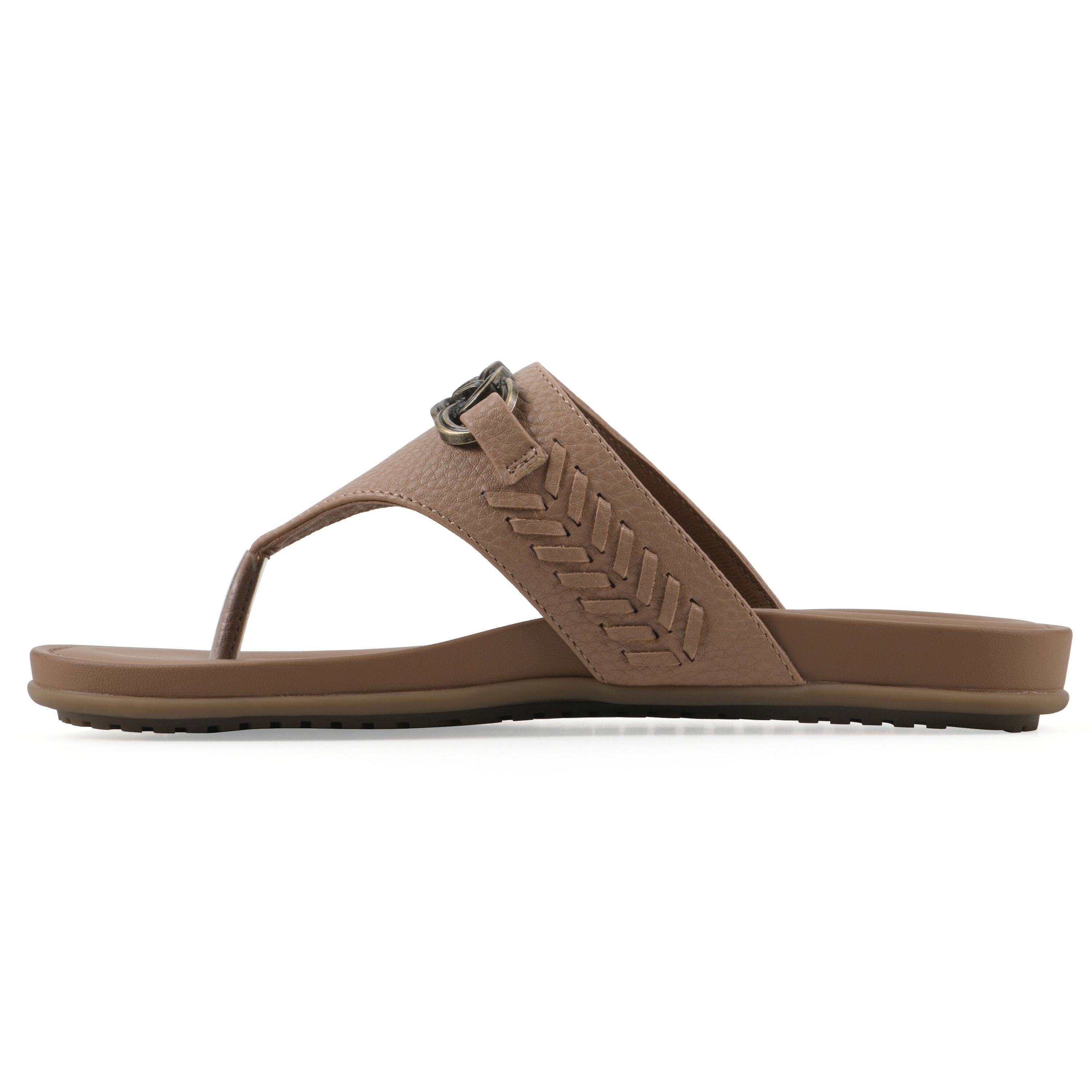 Aladdin Thong Sandal, NATURAL SMOOTH, alternate image number 3