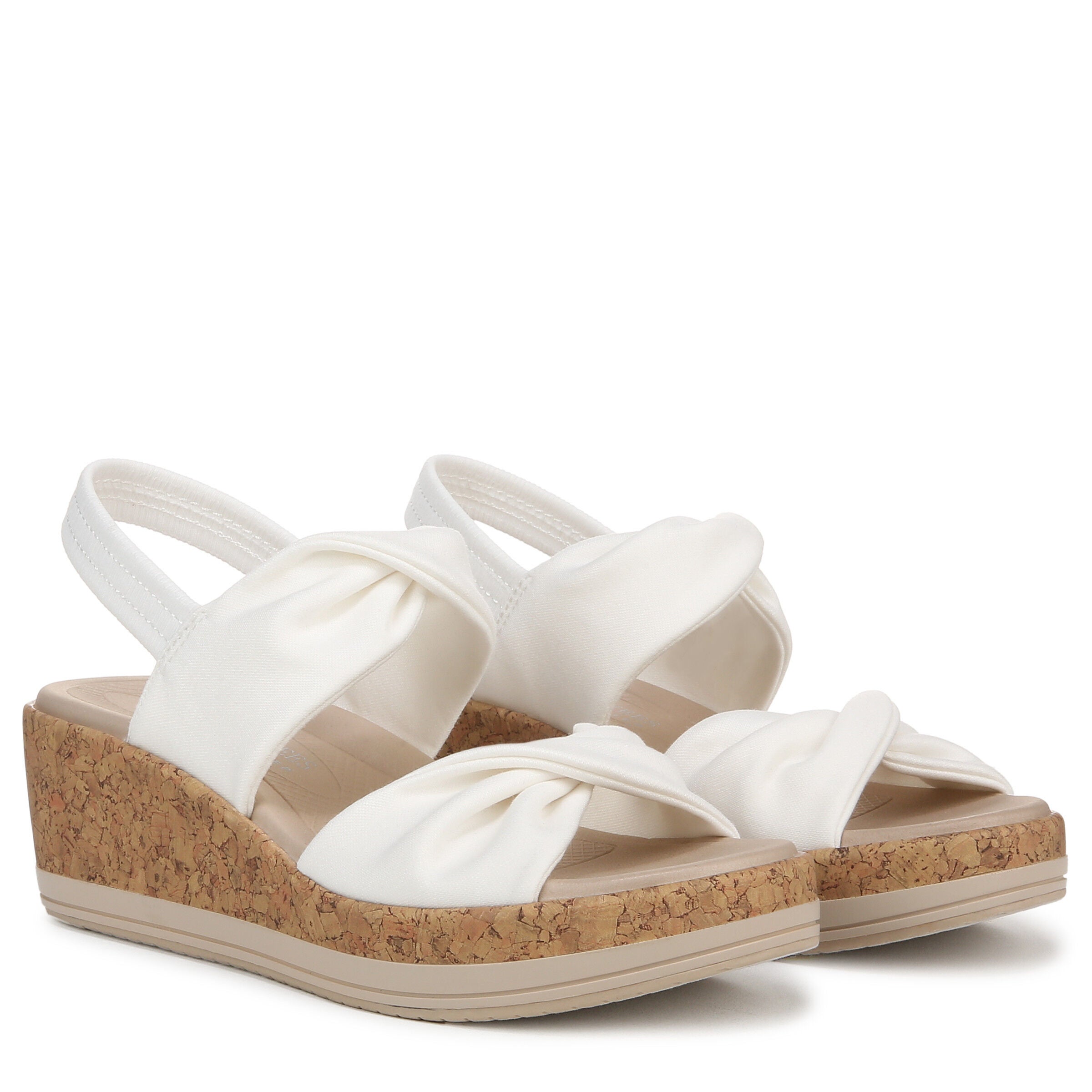 Riley Slingback Wedge Sandal, BRIGHT WHITE, alternate image number 2