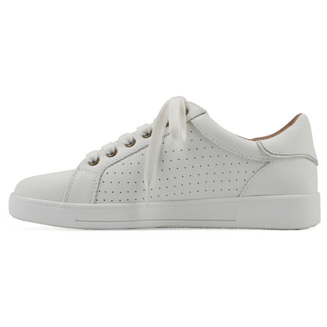 Uniform Lace Up Sneaker, WHITE SMOOTH, alternate image number 3