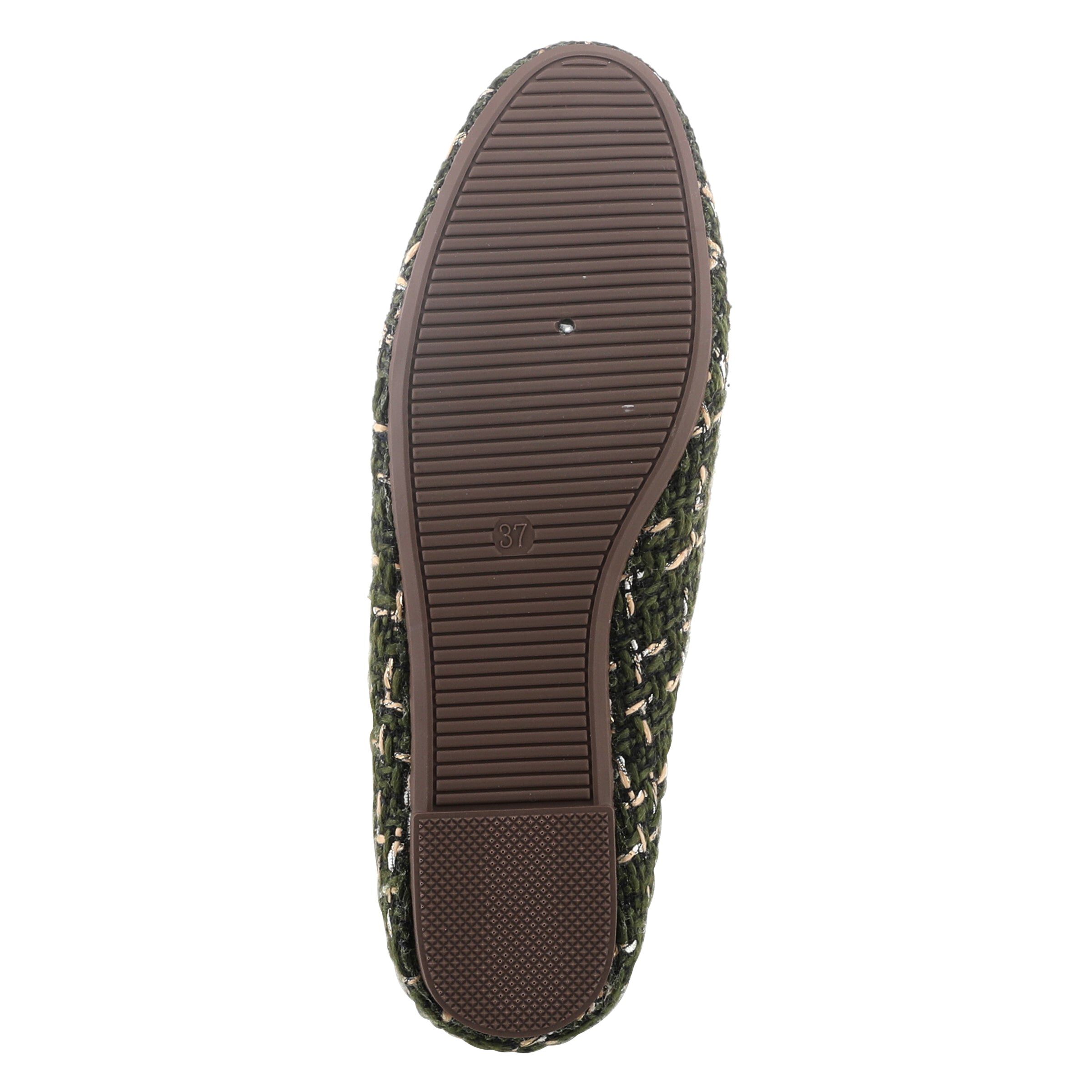Knitknot Ballet Flat Shoe, OLIVE MULTI, alternate image number 6
