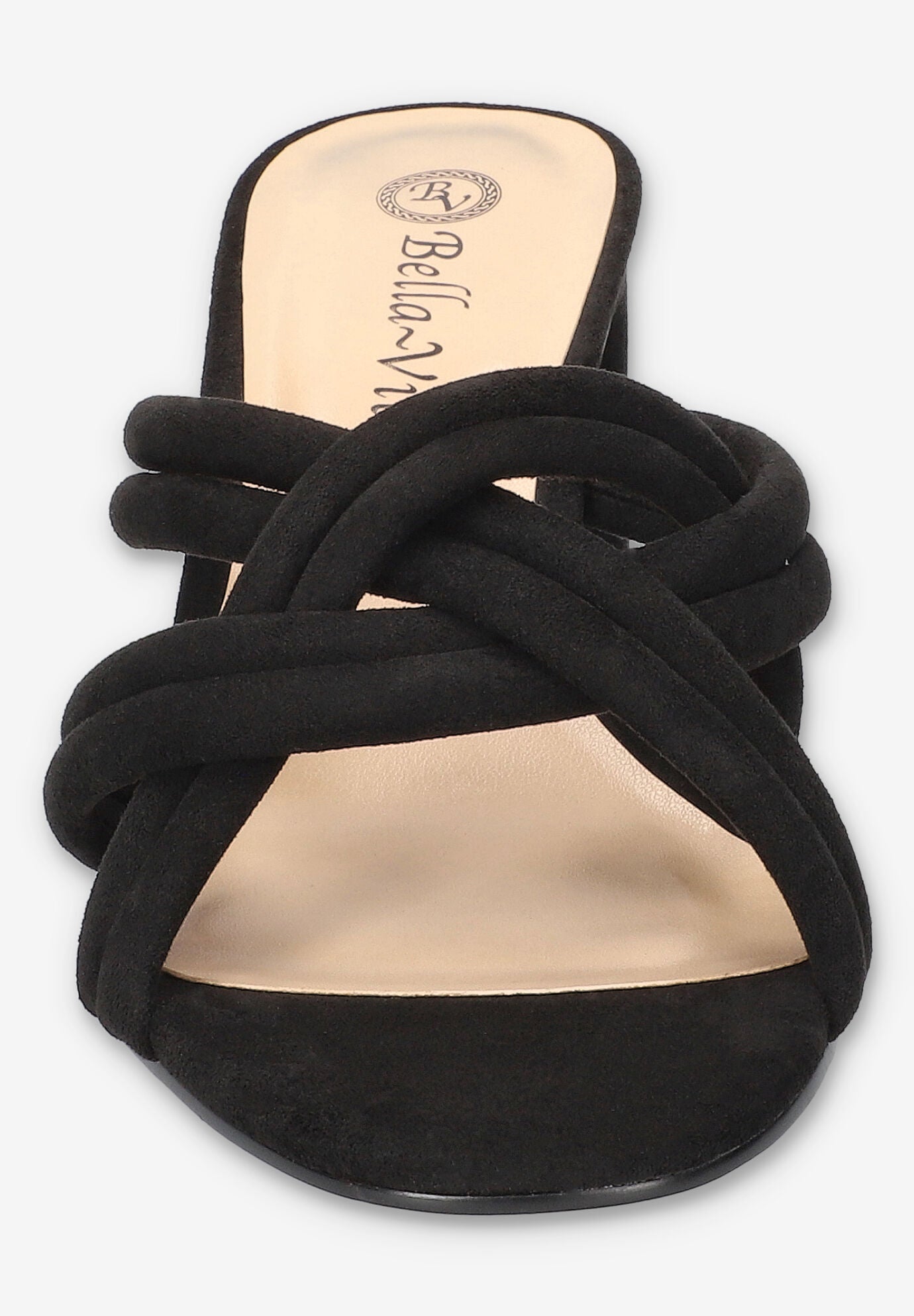 Carmen Heeled Sandal, BLACK SUEDE, on-hover image number 1
