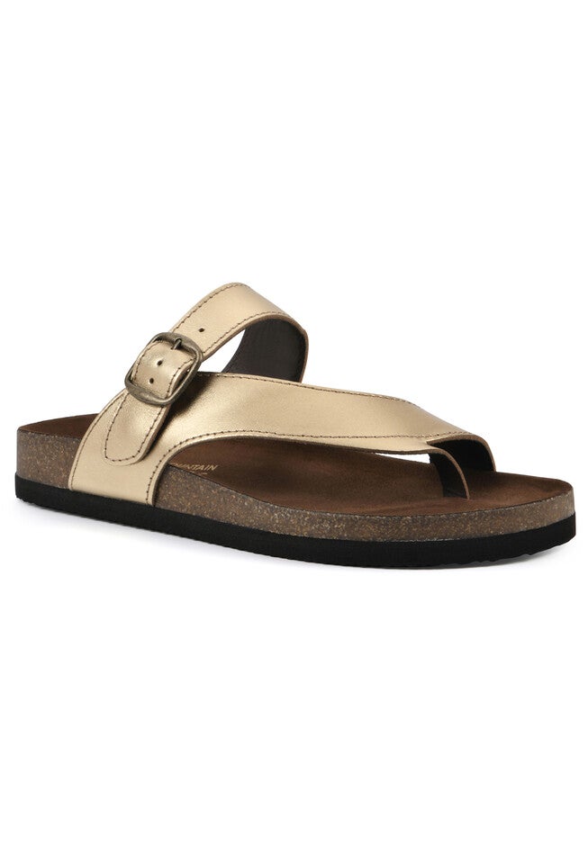 Carly Sandal, ANTIQUE GOLD LEATHER, hi-res image number 0