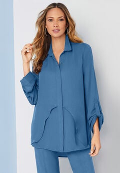 Plus Size Wrinkle Free Blouses