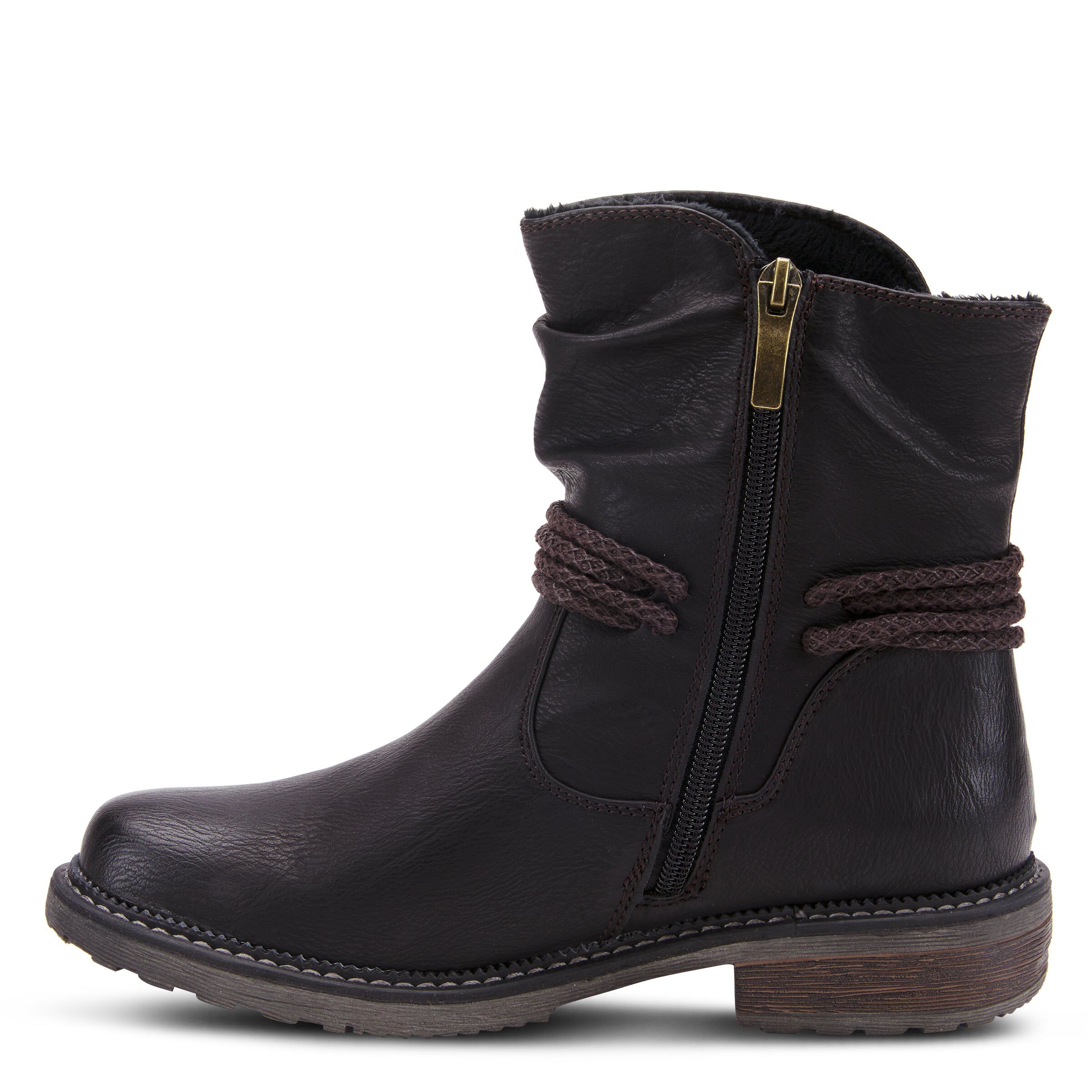Kathie Mid Calf Boots, BLACK, alternate image number 2