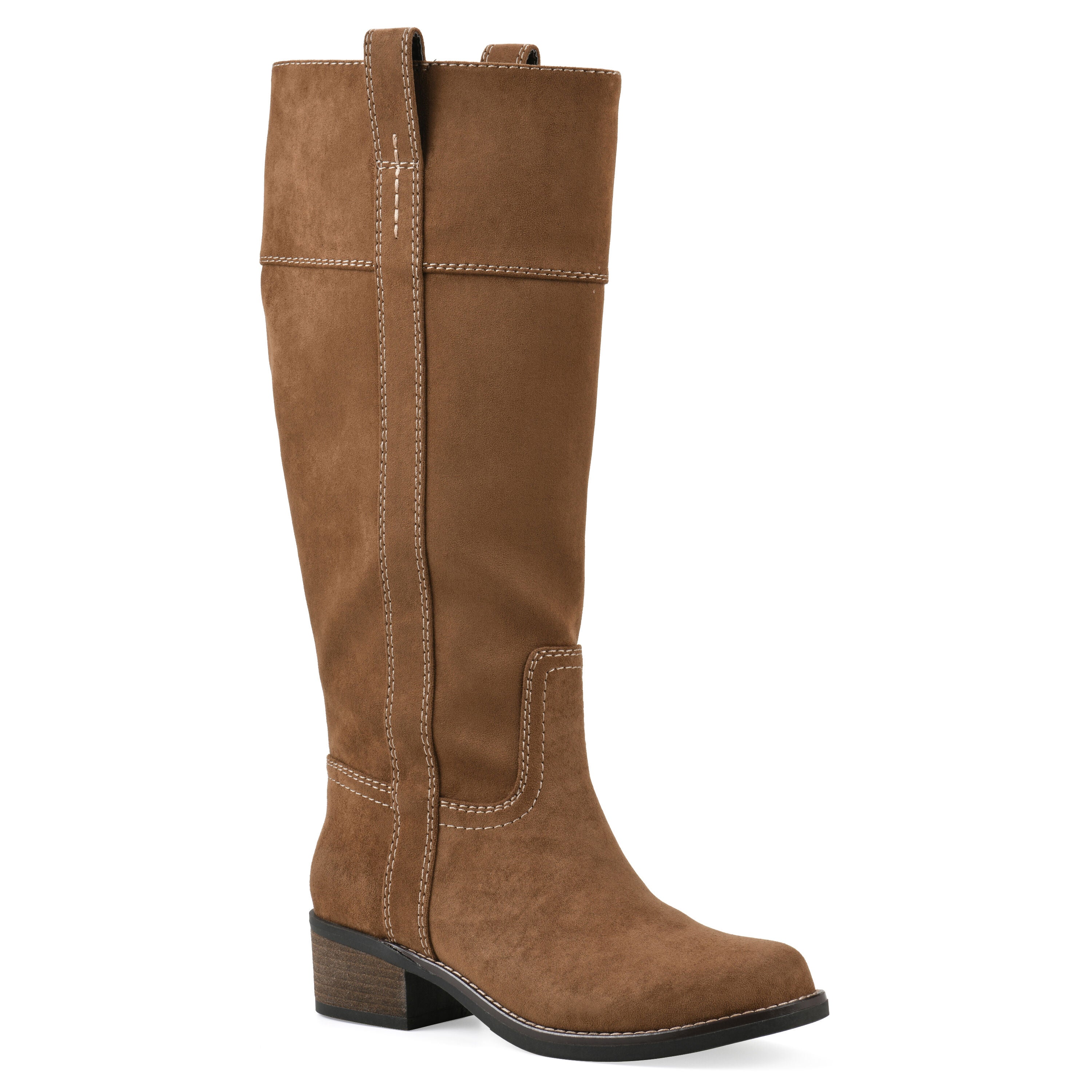 Merrier Western Tall Shaft Boot, MOCHA FABRIC, hi-res image number 0