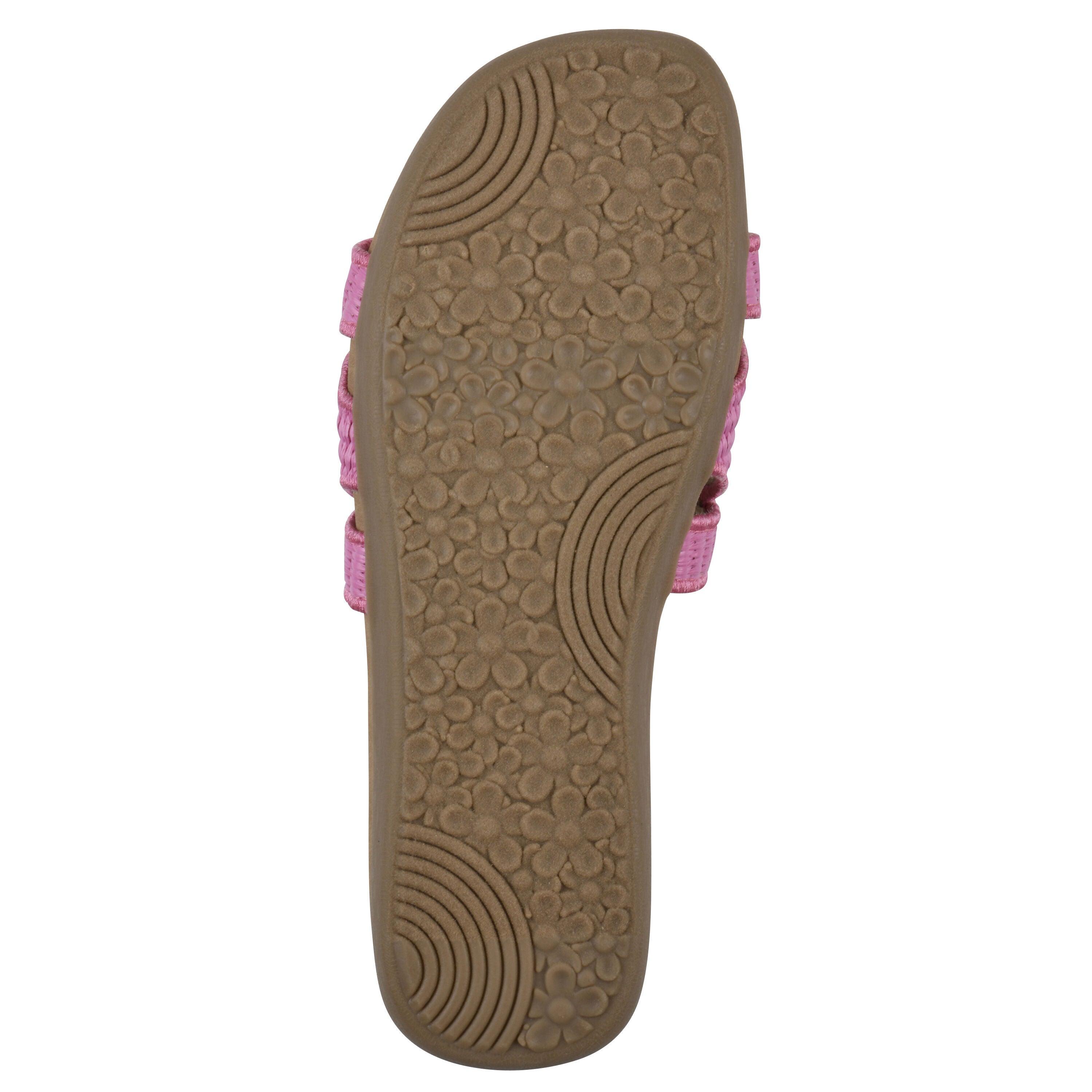 Fraly Slide Sandal, FUCHSIA RAFFIA, alternate image number 5