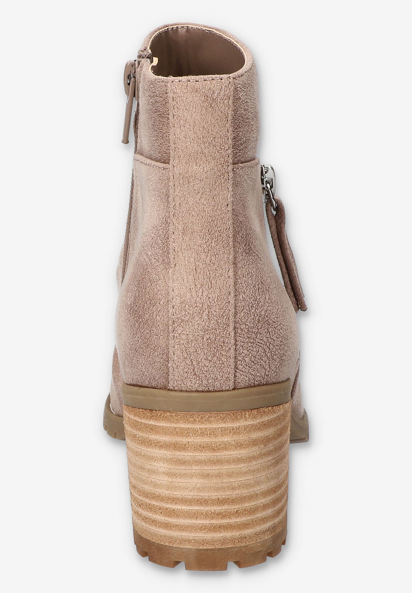 Janita Block Heel Ankle Boot, TAUPE, on-hover image number 1