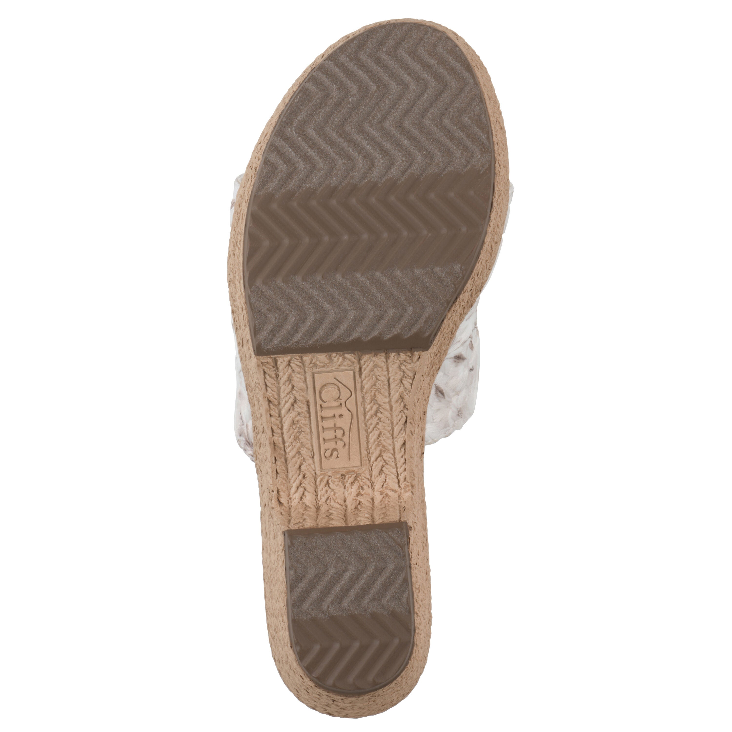 Biancia Wedge Sandal, WHITE FLORAL FABRIC, alternate image number 5