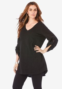 Boyfriend Textured Tunic