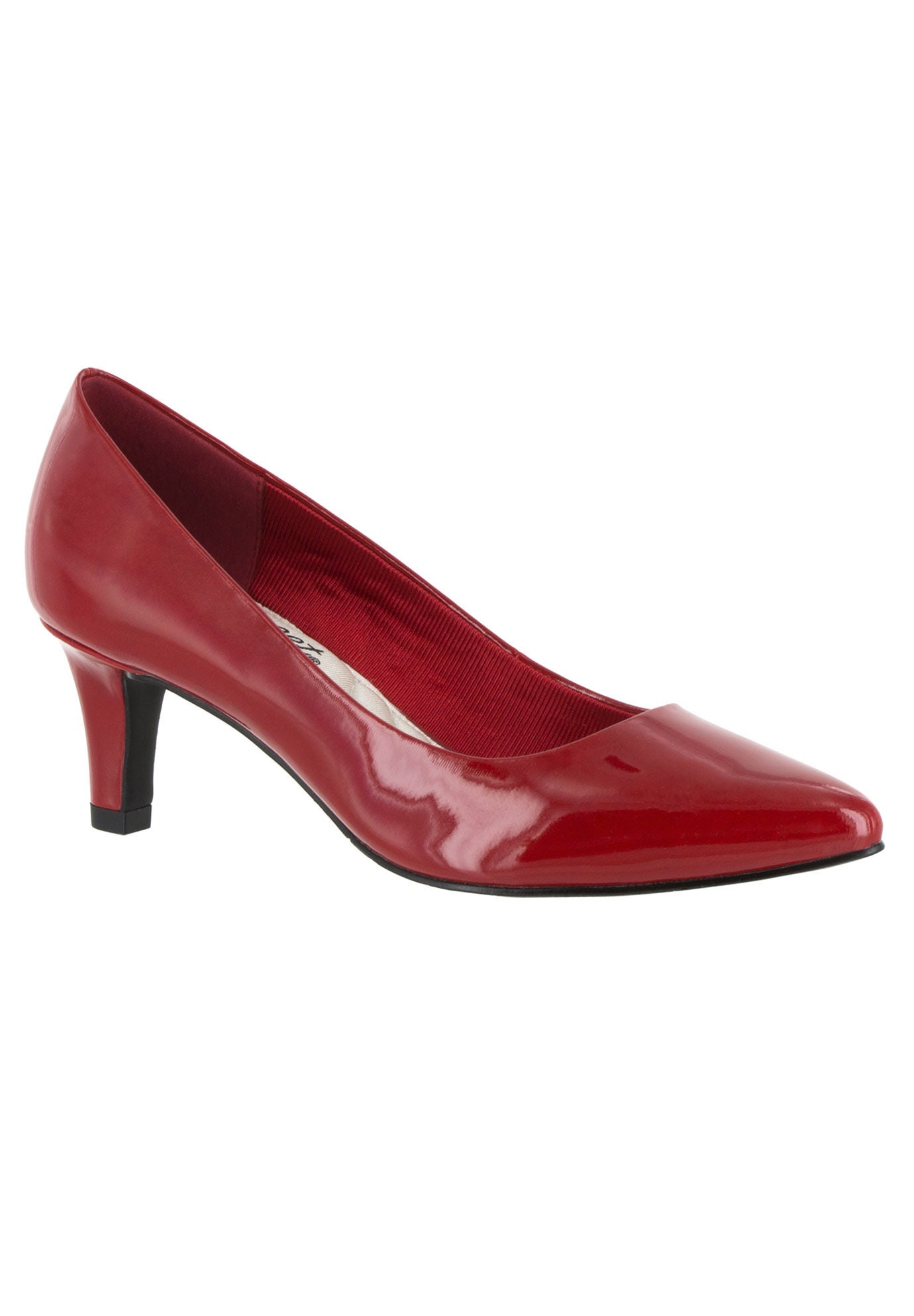 Pointe Pump by Easy Street&reg;, RED PATENT, hi-res image number 0